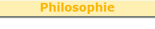 Philosophie